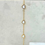 Heart Chain Bracelet