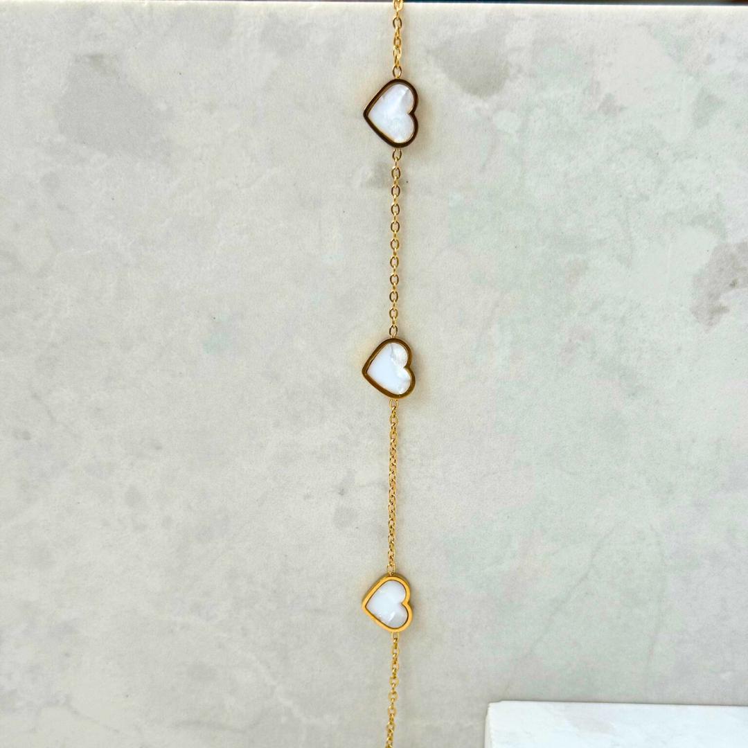 Heart Chain Bracelet