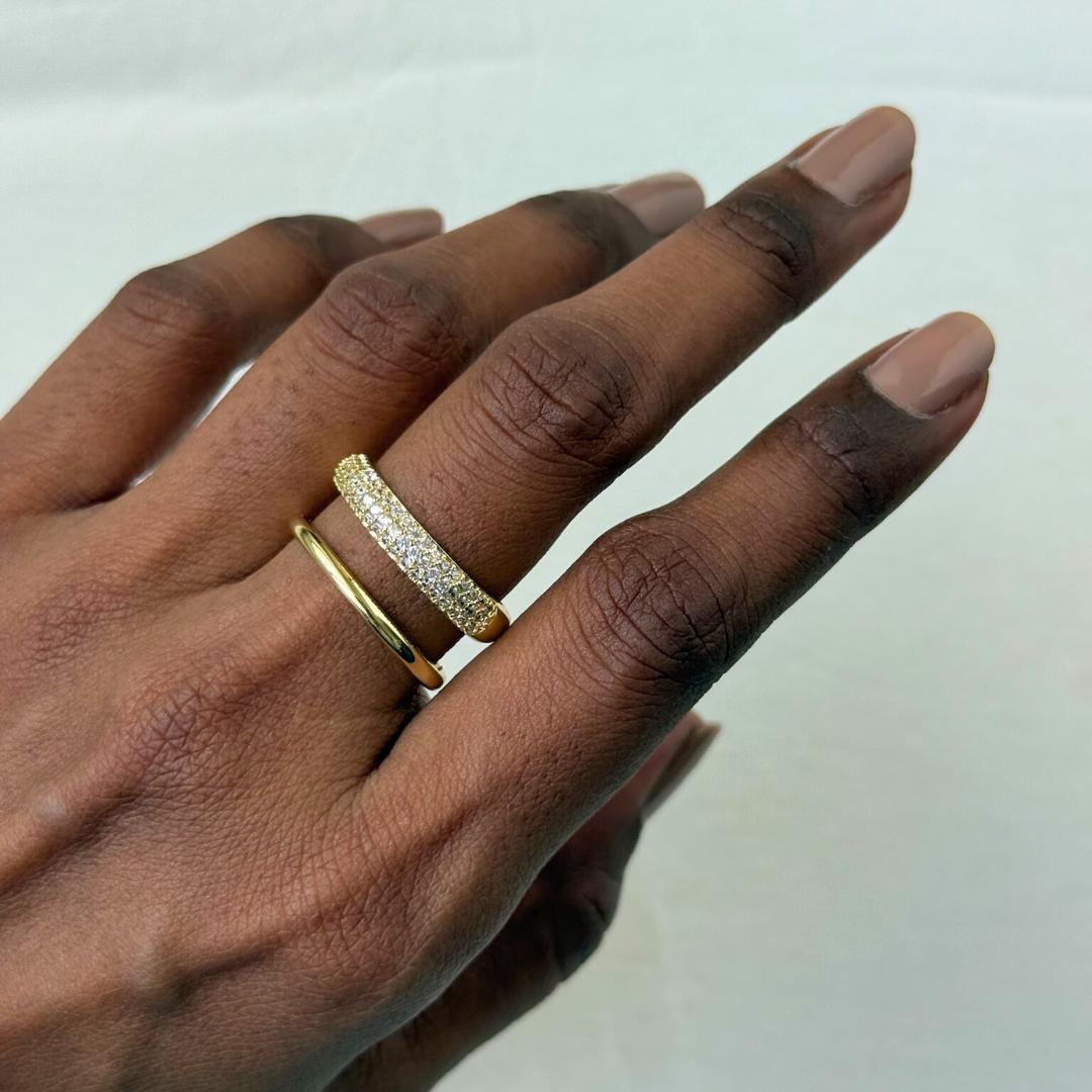 Minimalist Gold Stacking Rings