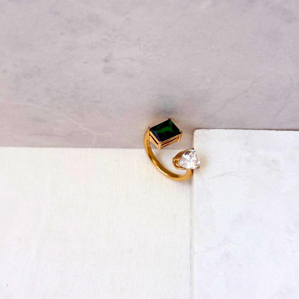 Toi et Moi Birthstone Ring