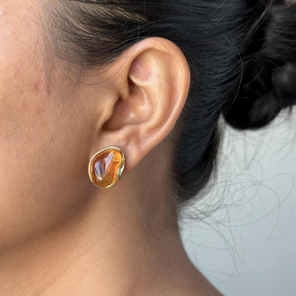 Tiger Eye Drop Earrings