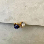 Water Drop Oval Zircon Ring