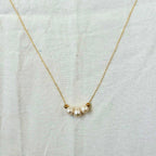 Chic Trio Pearl Necklace
