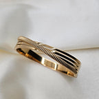 Chunky Spiral Twist Bangle