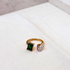 Toi et Moi Birthstone Ring