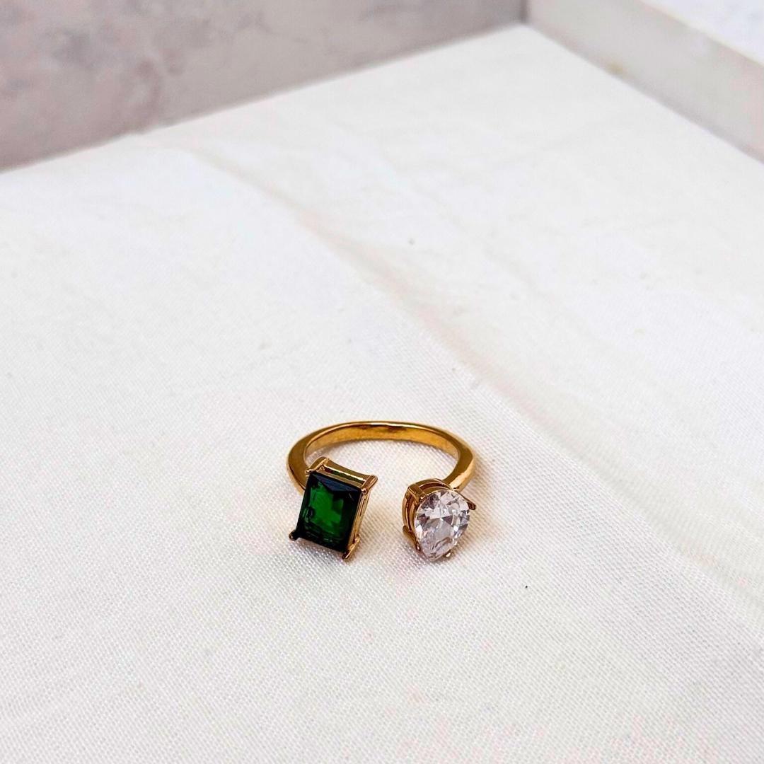 Toi et Moi Birthstone Ring
