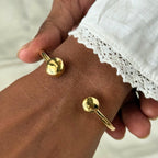 Open Cuff Gold Bangle