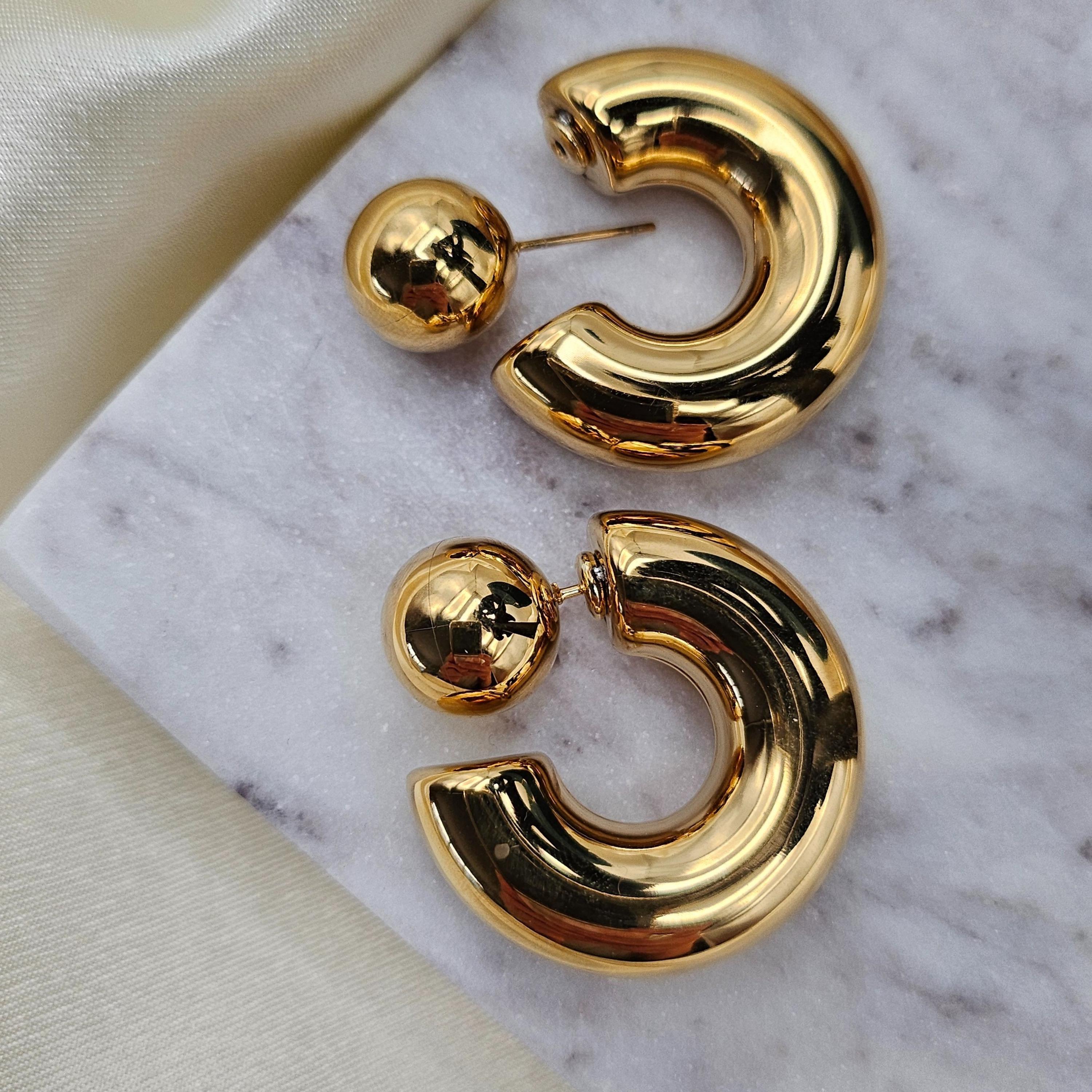 Sculpt Curve Hoop Earrings