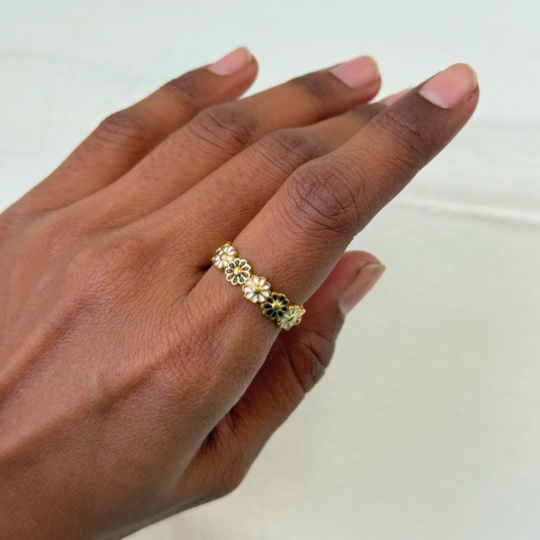 Sculptural Flower Ring