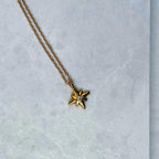 Gold North Star Necklace