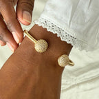 Open Cuff Gold Bangle
