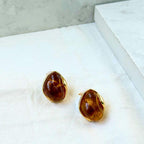 Tiger Eye Drop Earrings
