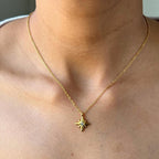 Gold North Star Necklace