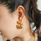Sculpt Curve Hoop Earrings