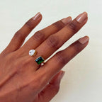 Toi et Moi Birthstone Ring
