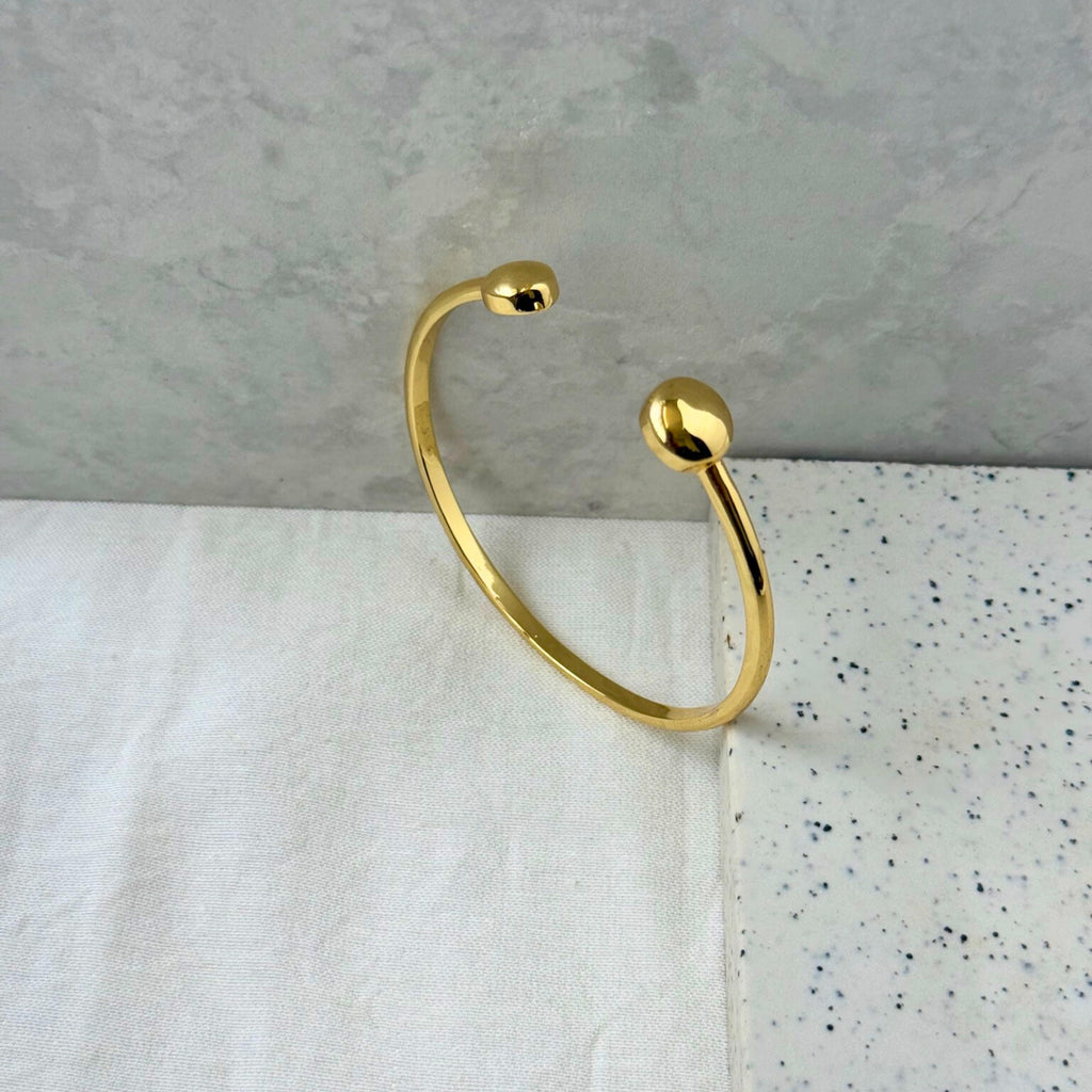 Open Cuff Gold Bangle
