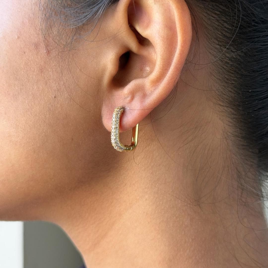 Glow Huggie Earrings