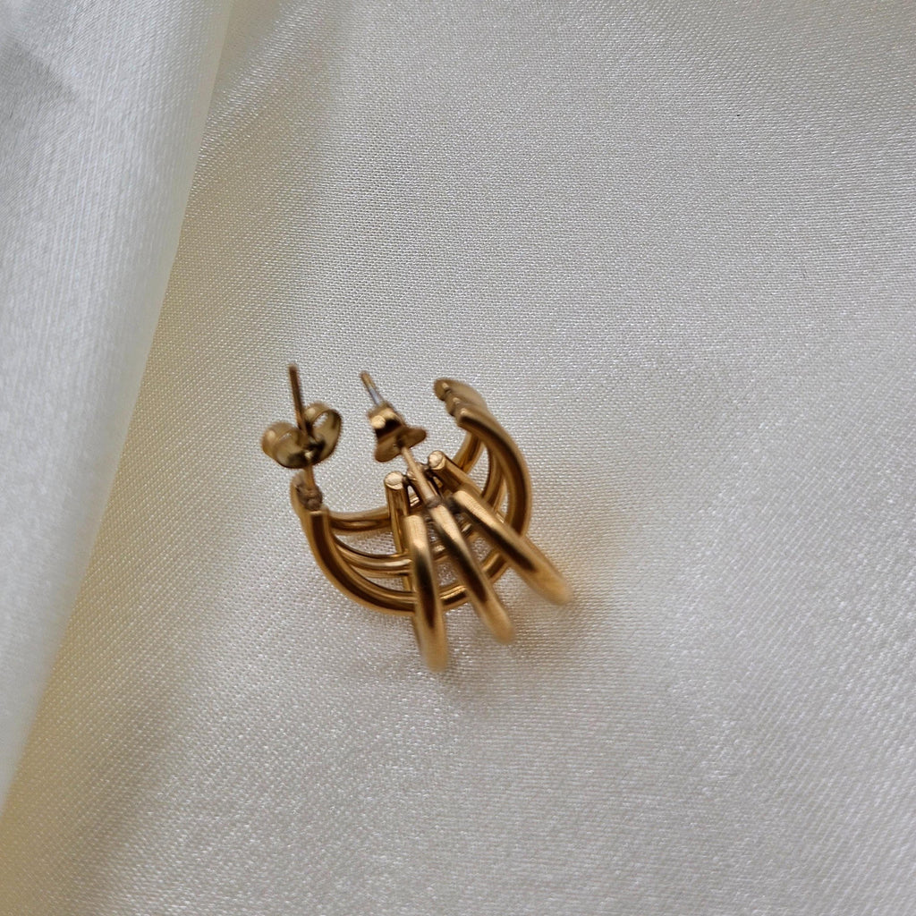 Sculptural Statement Hoop Earrings