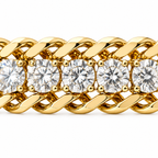 Triple Layer Zircon Bracelet